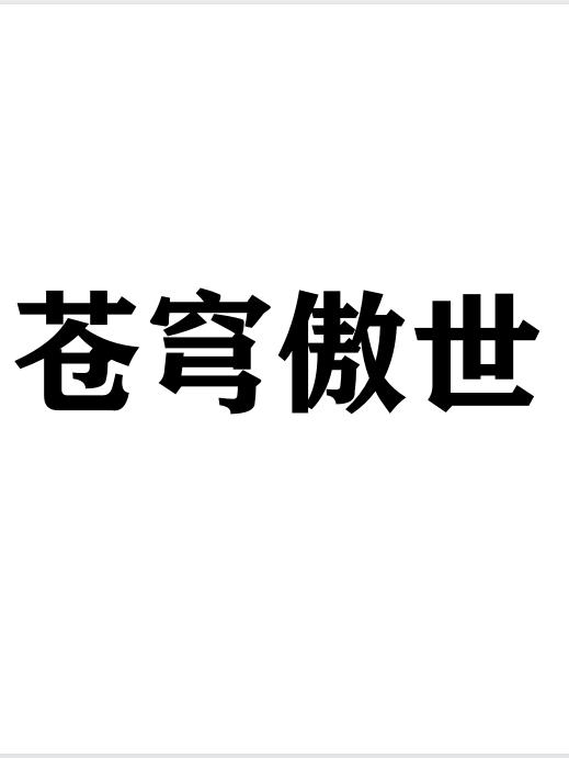 傲剑苍穹小说